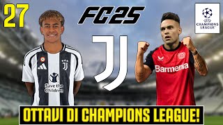 FC25  OTTAVI DI CHAMPIONS LEAGUE CONTRO IL LEVERKUSEN DI LAUTARO MARTINEZ CHE PARTITE 27 [upl. by Gnoz913]