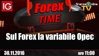 Forex Time Sul Forex la variabile Opec [upl. by Sukramaj]