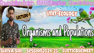 ecology ecosystem biome biosphere niche Organisms and Populations population communityL1 [upl. by Ahsillek121]