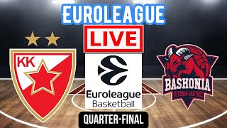 Live Crvena zvezda Vs Saski Baskonia  EuroLeague  Live Scoreboard  Play By Play [upl. by Narrat]