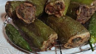 POIVRONS FARCIS AUX VIANDES HACHÉES ⁦ CUISINE MALIYAفلفل محشي باللحم المفروم [upl. by Elyagiba]