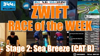 One of My Best Results in Category B So Far  Zwift Race of the Week [upl. by Britte257]