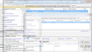 How to easily perform text data content analysis with Excel [upl. by Shuler]