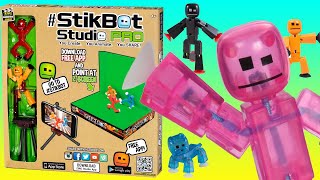 Stikbot HUGE Unboxing 👜 Opening Stikbot Video Set amp More Toys 2017 [upl. by Bergeron]