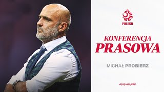 MICHAŁ PROBIERZ NA KONFERENCJI PRASOWEJ REPREZENTACJI POLSKI RETRANSMISJA ⚪🔴 [upl. by Bahe]