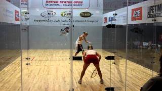 Rhonda Rajich vs Kerri Wachtel 2011 US OPEN Racquetball [upl. by Covell]