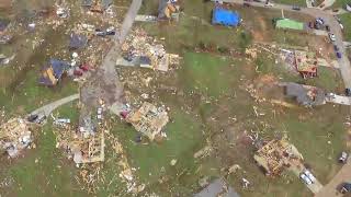 HattiesburgPetal Tornado Damage Drone Footage [upl. by Riki791]