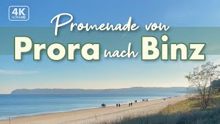 Von PRORA nach BINZ auf der neuen Promenade  Rügen Urlaub 2021 4K Walk  ASMR [upl. by Anauqed]