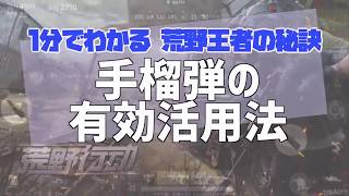 チキン野郎は消毒だ〜！ 手榴弾は建物へ投げ込め！ ｜荒野行動1分攻略 [upl. by Oek370]