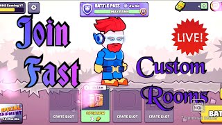 Mini Militia Live Stream  Custom Rooms Live [upl. by Mathis]