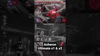 Acheron Ultimate normal amp sped up voice lines  Honkai Star Rail honkaistarrailshorts [upl. by Rann]