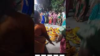 Bathukamma DAY2 bathukamma 2024 dj ytshorts shorts SreeNeethuCreations [upl. by Sudnor]