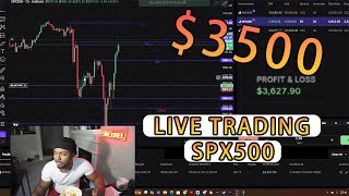 Live Trading SPX500 I Cooked Up Breakfast amp 3500 EASY [upl. by Nail766]