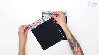 Learn To Make A Snap Pouch With Any Design  Crafty [upl. by Gerdi750]