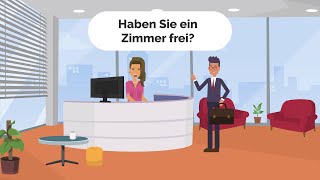 Im Hotel  Dialog Deutsch lernen [upl. by Aleetha876]