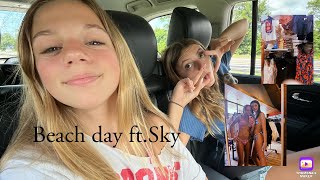 Beach day vlog ftskyler [upl. by Zerimar]