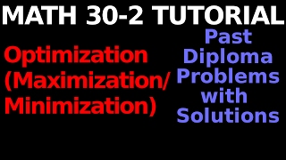 Math 302  Optimization EXAM PREP [upl. by Radnaskela325]