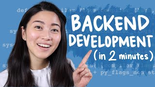 Backend Development explained in 2 minutes  Tech in 2 [upl. by Philana992]