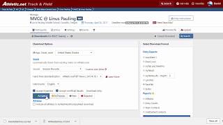 Downloading Entries on Athleticnet [upl. by Akin687]