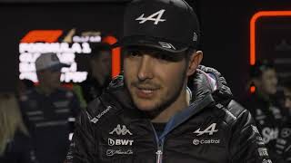 Esteban Ocon FP2 Interview  2024 Bahrain Grand Prix [upl. by Hermia]