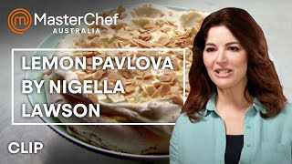 Nigellas Lemon Pavlova  MasterChef Australia  MasterChef World [upl. by Vashti]