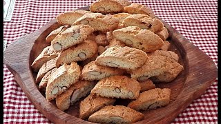 CANTUCCI TOSCANI ALLE MANDORLE  RICETTA FACILE E VELOCE BISCOTTI CANTUCCINI CROCCANTI E BUONISSIMI [upl. by Aihk]