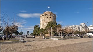 Tesalónica 🇬🇷​ Walking Tour 4K [upl. by Suedaht]