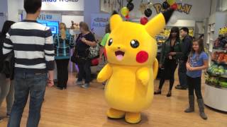 Pikachu dance moves  Nintendo World [upl. by Enyrehtak]