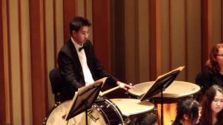 Timpani quotsymphony no9quot 4th by Dvorak [upl. by Nob]