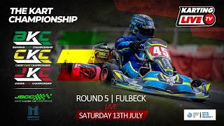 The Kart Championship 2024 Round 5 Fulbeck  Saturday LIVE [upl. by Ile]