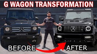 I TRANSFORMED AN OLD MERCEDES GWAGON INTO A NEW 2021 G63 [upl. by Ryan]