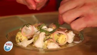 Rustikal und lecker Norwegischer Kabeljau auf Kartoffelsalat [upl. by Killy841]