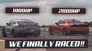 DRAG RACING MY 1900HP NISSAN GTR JM RACEWARS [upl. by Latsryc]