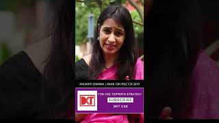 Rank 138 Anukriti Sharma UPSC CSE 2019  Most Important Topics For PT 365 [upl. by Ambrogino]