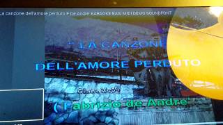 La canzone dellamore perduto di F De André CANTARE FA BENE [upl. by Drake19]