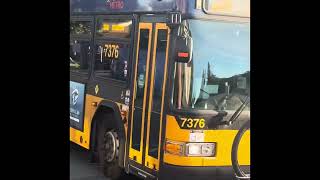 King county metro 2018 gilllg low floor 40 7376 on route 208 [upl. by Arelc]