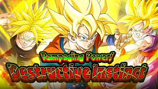 HOW TO BEAT RAMPAGING POWER DESTRUCTIVE INSTINCT EVENT AND CLEAR ALL MISSIONS Dokkan Battle [upl. by Emirej]