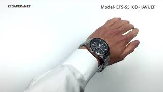 Casio EDIFICE Premium EFSS510D1AVUEF  Zegareknet [upl. by Meelak]