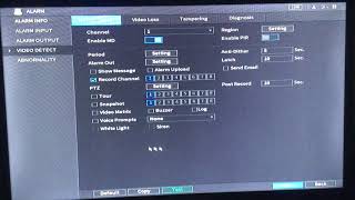 Dahua XVR Motion Record Programming [upl. by Lenssen]