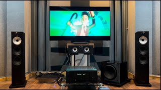 ONKYO TXRZ50 BampW 600 S3 Series  Test Dolby Short Film  Silent [upl. by Lamee]