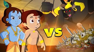 Chhota Bheem aur Krishna VS Kirmadas Epic Battle  Videos for Kids [upl. by Iives857]