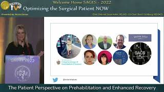 The Patient Perspective on Prehabilitation and Enhanced Recovery [upl. by Eirhtug302]