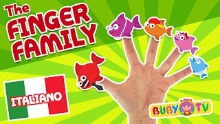 La famiglia delle dita pesciolini Finger Family in Italiano pesci [upl. by Rajewski]