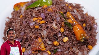 இனி உப்புமா வேண்டான்னு சொல்ல மாட்டாங்க  Healthy Breakfast  Ragi Semiya Upma  Kelvaragu semiya [upl. by Goldman]