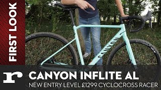 First Look at Canyons new entry level cyclocross racer [upl. by Aretahs]