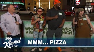 Jimmy Kimmel Guesses ‘Who’s High’ [upl. by Nikolos]