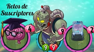 Retos de Suscriptores  Reto de atlesadl  Lápidas al Zombot 1000  Plantas vs Zombies Heroes [upl. by Brooke]