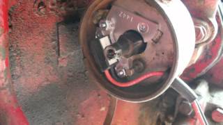 How to install electronic ignition and adjust timing on Farmall Super A [upl. by Aziza]