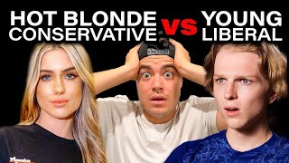 Hot Trump Supporter vs Woke Student  One Night with Steiny [upl. by Aretina456]