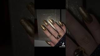 Nails to match my diary ✨⭐️🌟🤩nails bornpretty gelpolish gold goldnails pressonnails nails [upl. by Markson]